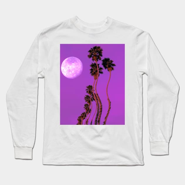 Purple View Long Sleeve T-Shirt by Cajuca